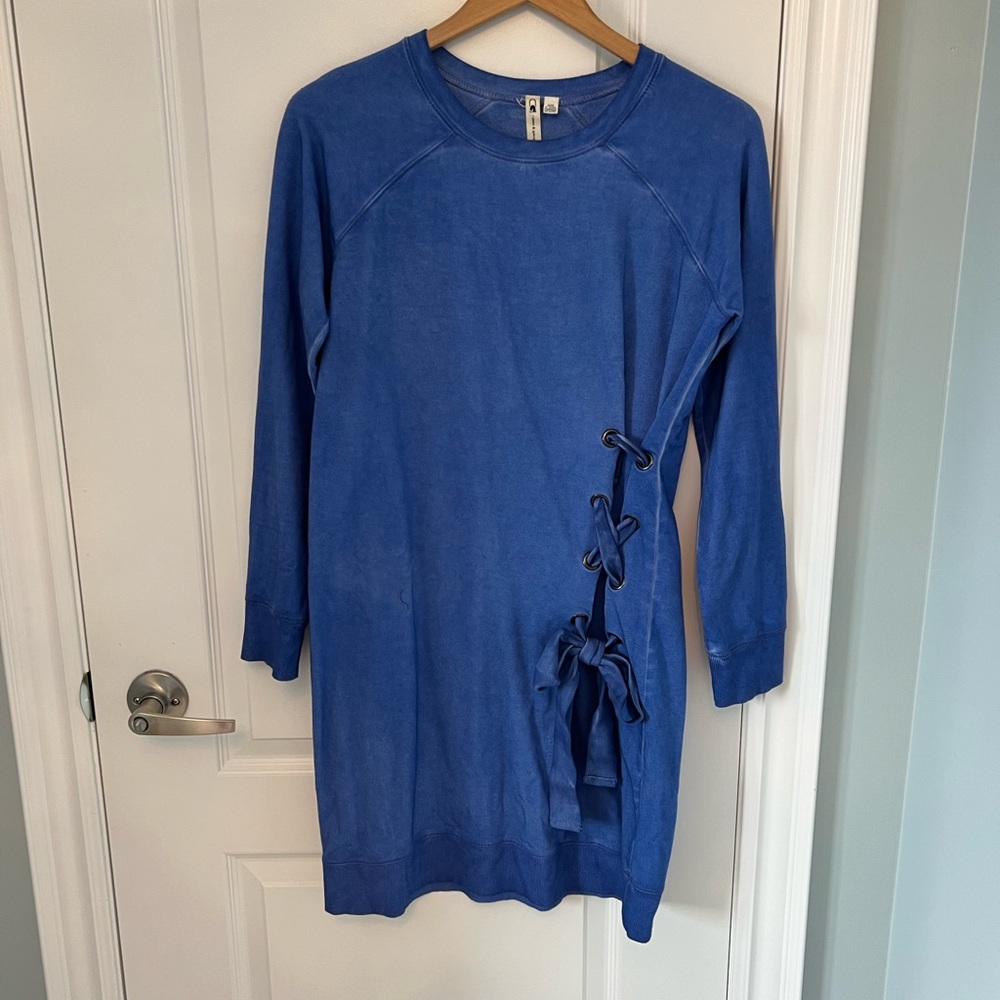 Gable & Gauge distressed sweatshirt dress